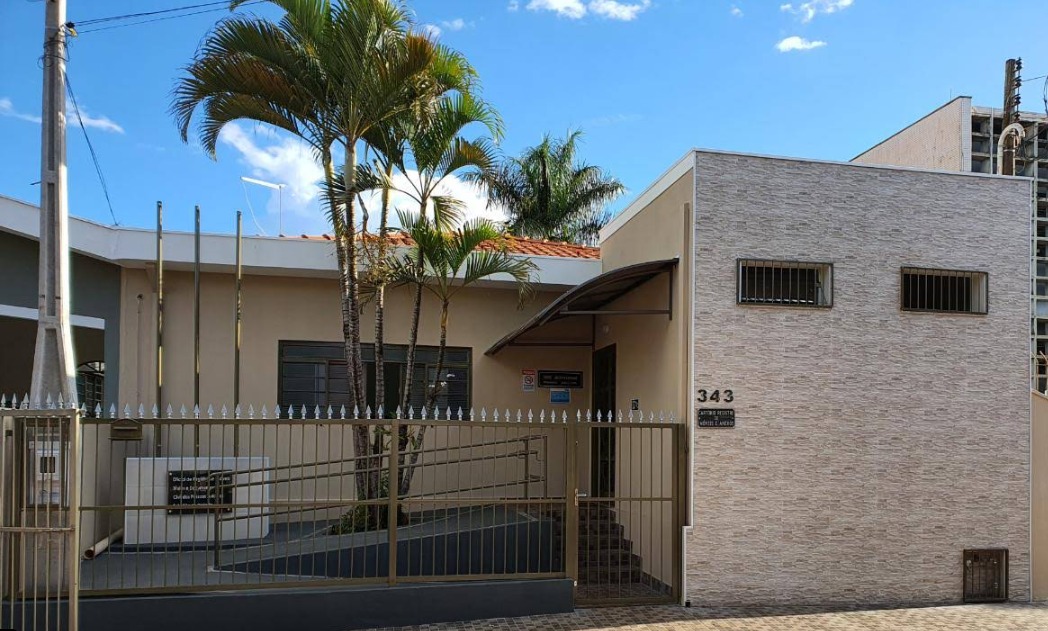 Fachada do Ofício de Registro de Imóveis e Anexos de Nuporanga
